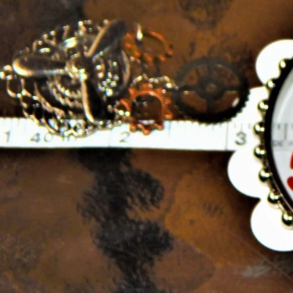 Steam Punk Earrings/ Ball Bearing Bangles - Picture 8 of 12